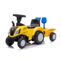 Jeździk traktor z przyczepą new holland żółty SUN BABY