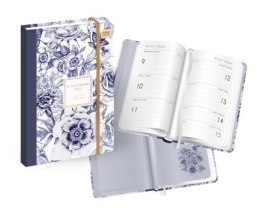 Kalendarz tygodniowy książkowy A6 192 Metallic Flowers Interdruk