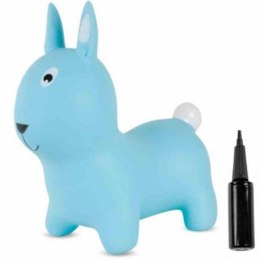 Skoczek gumowy królik - niebieski SUN BABY