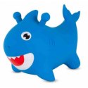 Skoczek gumowy rekin - niebieski SUN BABY