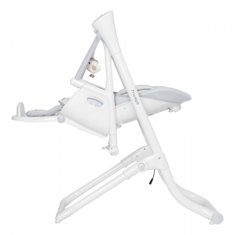 Triumph Carrello krzesełko do karmienia, elektryczny bujaczek, kołyska - Cloud Grey