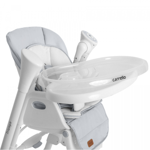 Triumph Carrello krzesełko do karmienia, elektryczny bujaczek, kołyska - Cloud Grey