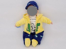 Ubranko dla lalki 45cm granatowo-żółte 565364 Adar