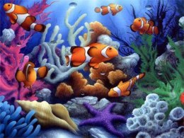 Diamentowa mozaika Rafa koralowa 60766
