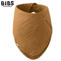 BIBS BANDANA BIB CARAMEL bandanka śliniak z kieszonką na smoczek 100% organic cotton