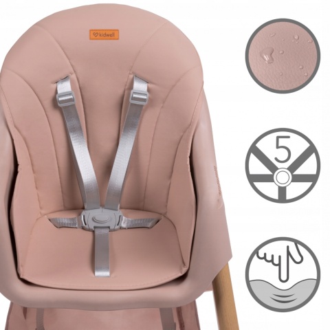 KARIMI Kidwell Krzesełko do karmienia 2w1 - Pink