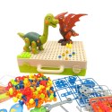 WOOPIE Klocki Konstrukcyjne Dinozaury do Skręcenia Zestaw 3D