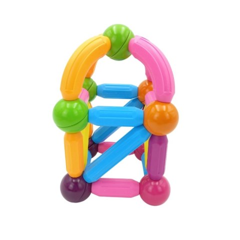 WOOPIE Magnetyczne Klocki Konstrukcyjne Edukacyjne Duże Grube 28 el.