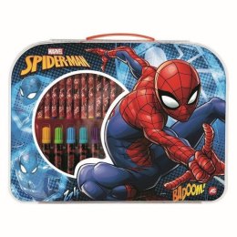 Zestaw artystyczny w walizce kredki, flamastry Spiderman