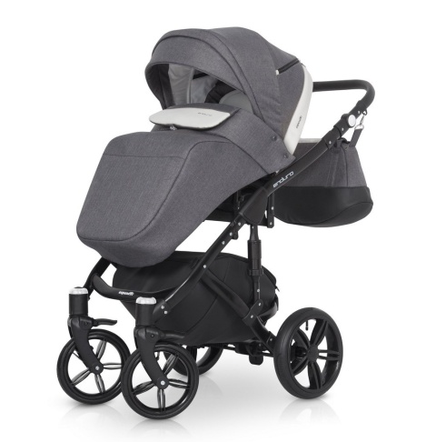 ENDURO Expander 4w1 wózek wielofunkcyjny + Fotelik i Baza IsoFix white