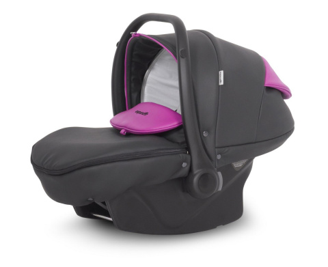 ENDURO Expander 4w1 wózek wielofunkcyjny + Fotelik i Baza IsoFix magenta
