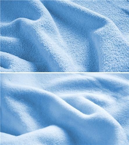 Miękkie okrycie kąpielowe Niedźwiadek Sensillo niebieski