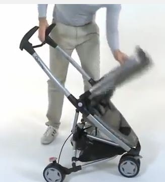 QUINNY ZAPP XTRA 2 + oryginalny pałąk SKŁADANY Z ODWRACANYM SIEDZISKIEM, REGULOWANE OPARCIE