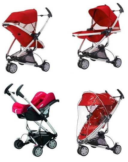 QUINNY ZAPP XTRA 2 + oryginalny pałąk SKŁADANY Z ODWRACANYM SIEDZISKIEM, REGULOWANE OPARCIE