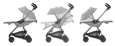 QUINNY ZAPP XTRA 2 + oryginalny pałąk SKŁADANY Z ODWRACANYM SIEDZISKIEM, REGULOWANE OPARCIE