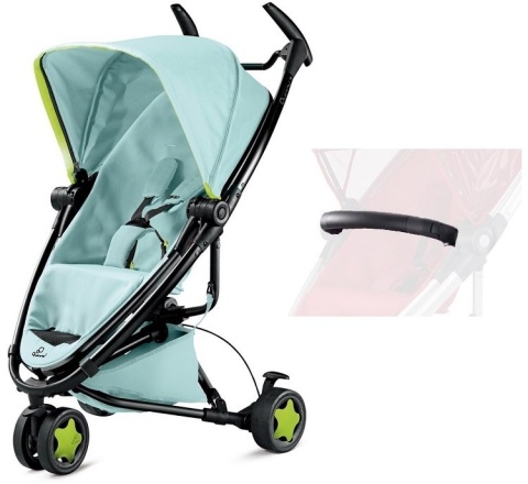 QUINNY ZAPP XTRA 2 + oryginalny pałąk SKŁADANY Z ODWRACANYM SIEDZISKIEM, REGULOWANE OPARCIE