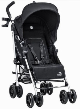 VUE wózek Baby Jogger + śpiwór Black - wózek spacerowy z przekładanym siedziskiem