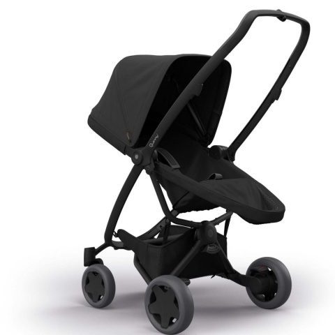 ZAPP FLEX PLUS 2w1 Quinny gondola LUX wózek głęboko-spacerowy black on black + gondola black on graphite