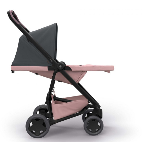 ZAPP FLEX PLUS 2w1 Quinny gondola LUX wózek głęboko-spacerowy graphite on blush + blush on grey