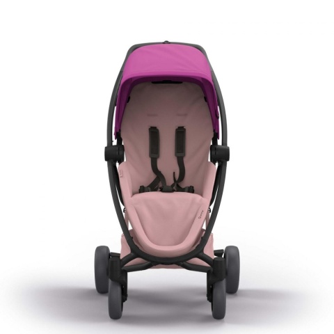 ZAPP FLEX PLUS 2w1 Quinny gondola LUX wózek głęboko-spacerowy pink on blush + blush on graphite