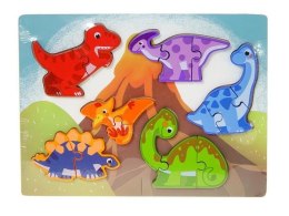 Układanka puzzle drewniane Dinozaury 570221