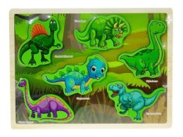 Układanka puzzle drewniane Dinozaury 570276