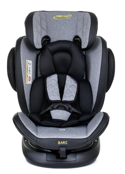BARI Summer Baby 0-36kg fotelik obrotowy 360° - Black