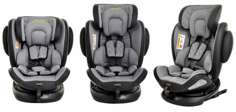 BARI Summer Baby 0-36kg fotelik obrotowy 360° - Grey