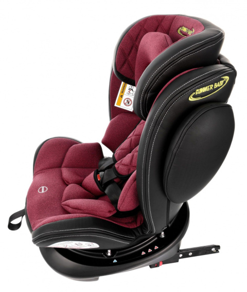 BARI Summer Baby 0-36kg fotelik obrotowy 360° - Red