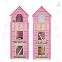 Domek dla lalek różowy drewniany LULILO Trikito 70cm