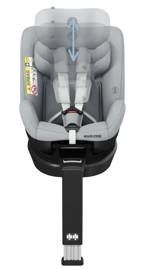 Mica Eco i-Size Maxi-Cosi 0-18 kg 61-105 cm obrotowy 360° fotelik samochodowy - Authentic Grey