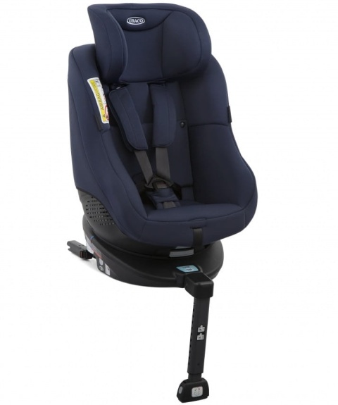 Turn2Me Graco 0-18kg obrotowy 360 stopni 0+/1 ( od ur. do 18 kg) Bezpieczeństwo 4* ADAC - Navy