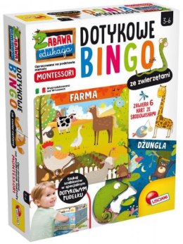 Dotykowe bingo ze zwierzętami Montessori Plus 72460 LISCIANI
