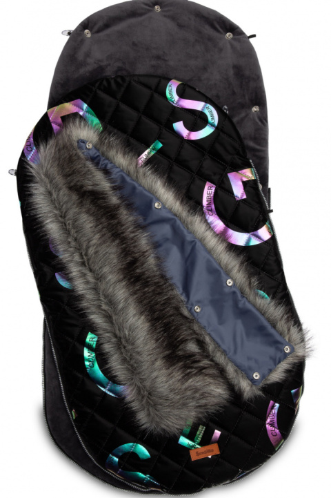 Śpiworek CLIMBER stylowy i komfortowy Sensillo - BLACK