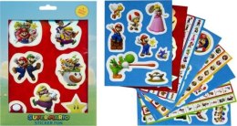 Zestaw naklejek - 58 szt. Super Mario SUMB0061 Kids Euroswan