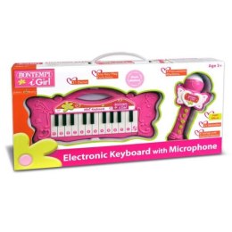 Bontempi Girl Pianino keyboard i mikrofon karaoke 602171