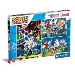 Clementoni Puzzle 3x48el Sonic the Hedgehog 25280