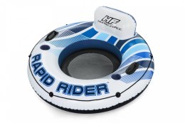 Dmuchany Materac do pływania Rapid Rider BESTWAY 135cm + Oparcie + Siateczkowe dno + Miejsca na napoje + Uchwyty