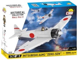 COBI 5729 Historical Collection WWII Samolot Mitsubishi A6M2 