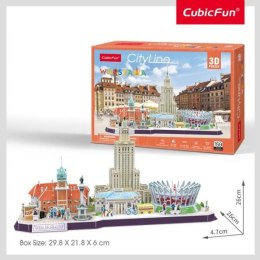 Puzzle 3D Warszawa Cityline 20271 CubicFun