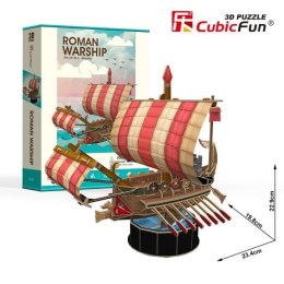 Puzzle 3D Żaglowiec Roman Warship 85el