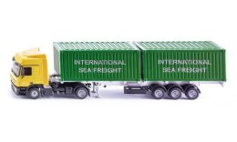 SIKU 3921 Ciężarówka z naczepą i kontenerami