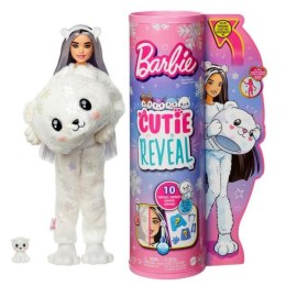 Barbie Lalka Cutie Reveal s3 Zimowa Kraina Miś Polarny HJL64 HJM12 MATTEL