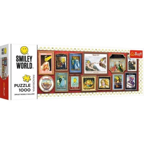 Puzzle 1000el Panorama Galeria Smiley World 29053 Trefl