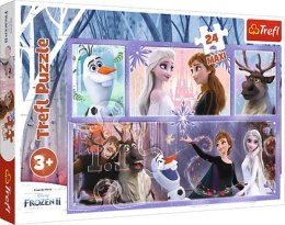 Puzzle 24el Maxi Świat pełen magii. Kraina Lodu. Frozen 2 14345 Trefl p8