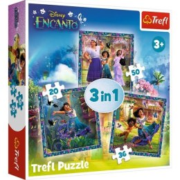 Puzzle 3w1 Bohaterowie magicznego Encanto 34866 Trefl