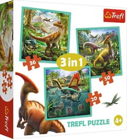 Puzzle 3w1 Niezwykły świat dinozaurów 34837 TREFL p8