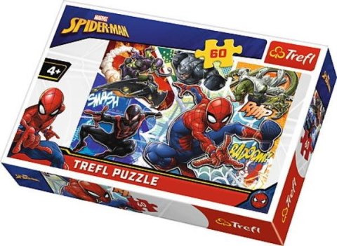 Puzzle 60el Waleczny Spider-Man 17311 Trefl p20