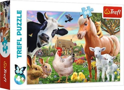 Puzzle 60el Wesoła farma MGL 17320 TREFL p20