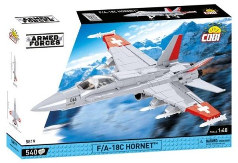 COBI 5819 Armed Forces Samolot F/A-18C HORNET Swiss Air Force 540 klocków